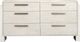 Magnussen Home® Lorelei Misty Cloud Double Drawer Dresser-2