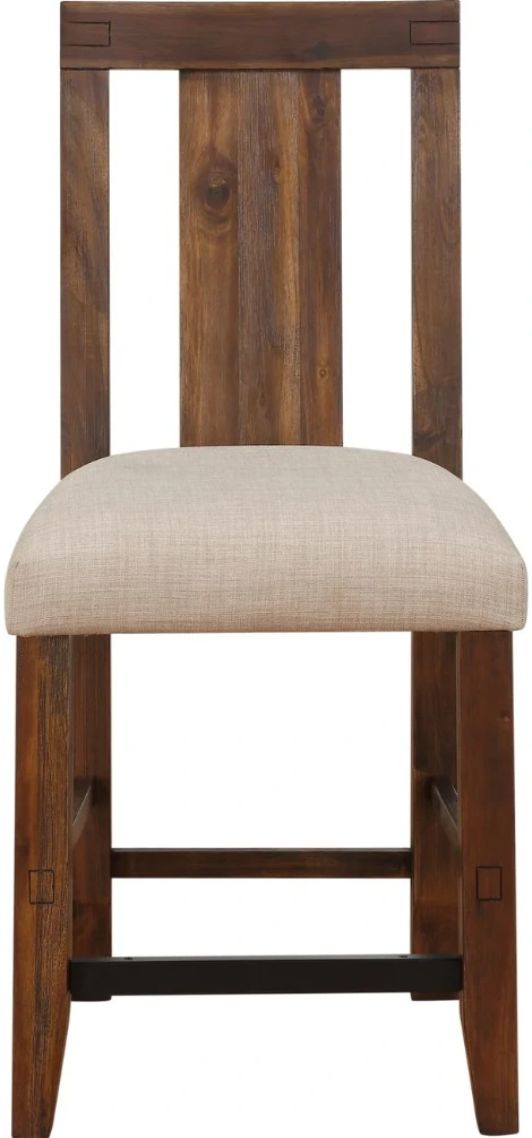 Modus Furniture Meadow Brick Brown Counter Stool-2