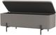 Worldwide Homefurnishings Inc. Erzo Black/Warm Grey Storage Ottoman Bench-1