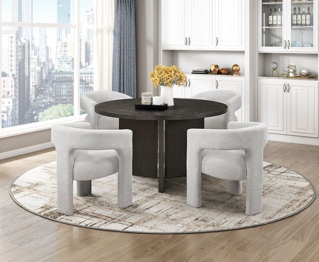 Homelegance® Marais Light Gray Side Chair-1