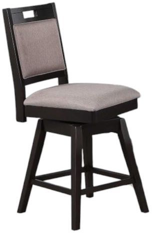 Urban Styles Furniture Dallas Walnut Swivel Counter Chair-0
