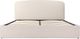 Moe's Home Collection Joan Cream King Storage Bed-1