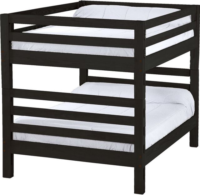 Crate Designs™ Furniture Espresso Full XL/Full XL Ladder End Bunk Bed-0