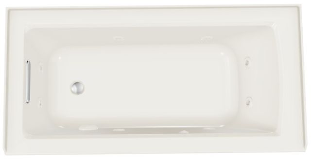 KOHLER® Archer® Biscuit 60" x 30" Alcove Whirlpool Bath - Left Drain-1