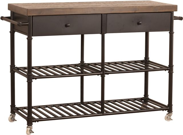 HH2 Home Casselberry Brown Kitchen Cart-0