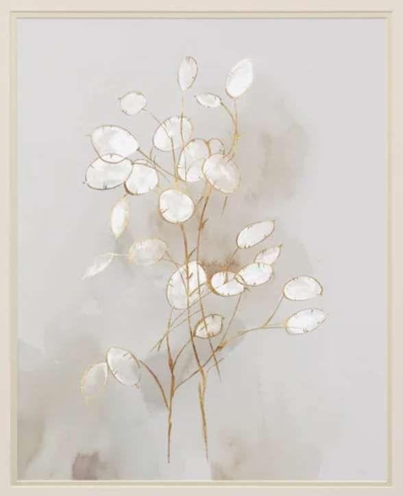 StyleCraft Transparent  Beige/Gold/Light Gray/White Wall Art-1