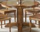 A-America® Bennett Smoky Quartz 48" Pedestal Table-0