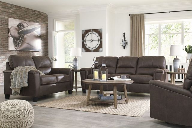 Signature Design by Ashley® Navi Chestnut Sofa-4