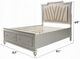 ACME Furniture Kaitlyn Champagne Queen Upholstered Panel Bed-2