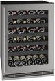 U-Line 24" 5.5 Cu. Ft. Stainless Steel Wine Cooler-0