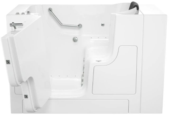 American Standard Gelcoat White 30” x 52” Walk-in Tub with Combination Air Spa and Whirlpool Systems - Left-Hand Drain-4