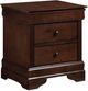 Homelegance® Abbeville Dark Cherry Nightstand-0