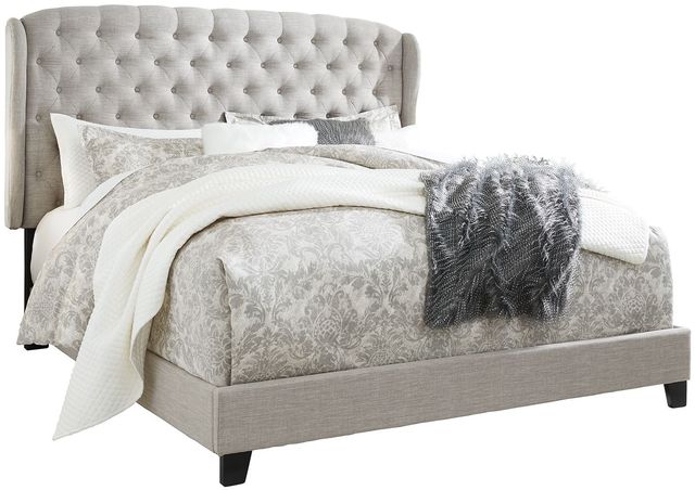 Signature Design by Ashley® Jerary Gray Queen Upholstered Bed-0