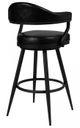 Armen Living Justin Vintage Black 30" Bar Stool-1