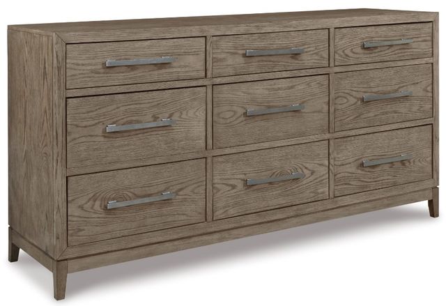 Signature Design by Ashley® Chrestner 3-Piece Gray Queen Panel Bed Set-2
