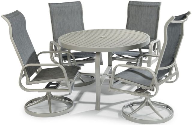homestyles® Captiva 5-Piece Gray Outdoor Dining Set-0