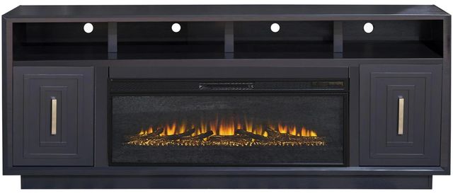 Legends Home Sunset Seal Skin Black 83" Fireplace Console-3