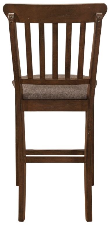 Homelegance® Schleiger Brown/Dark Brown Counter Chair-3