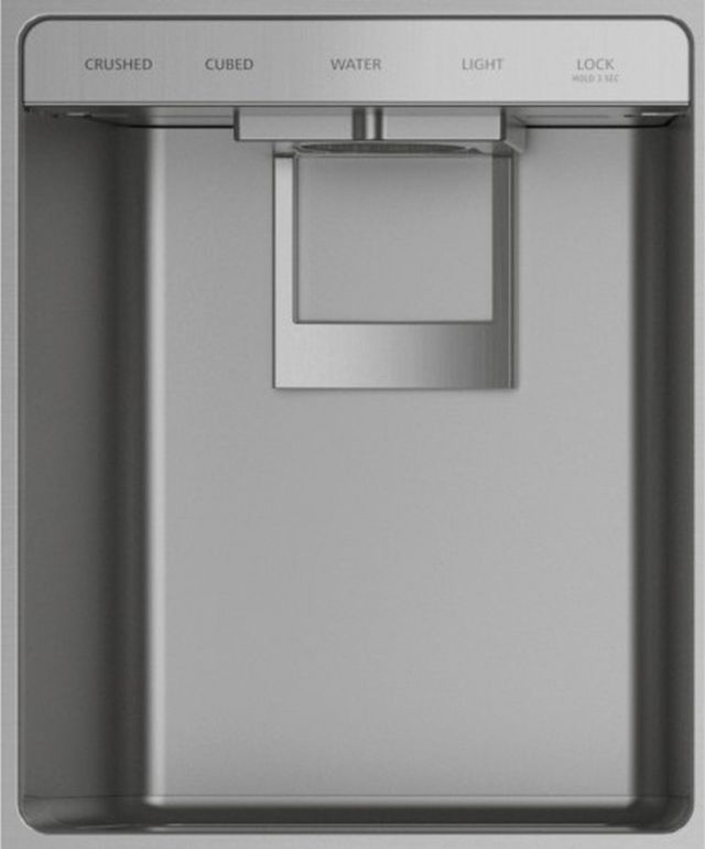 Monogram® 36 in. 20.2 Cu. Ft. Stainless Steel Built In Counter Depth Side-by-Side Refrigerator-6