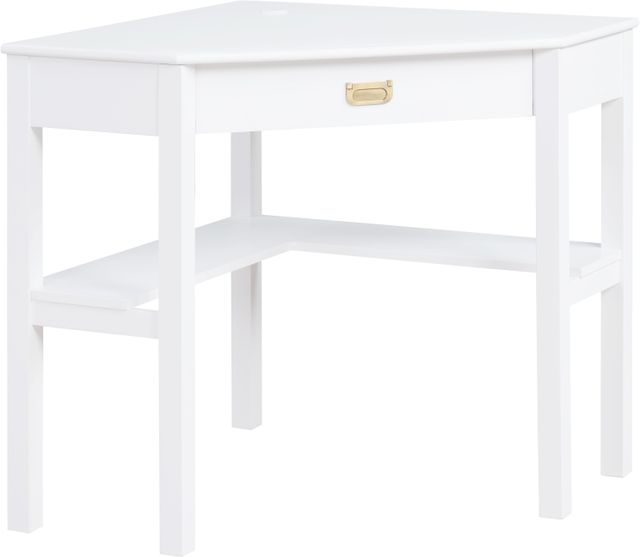 Linon Peggy White Corner Desk-1