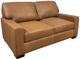 USA Premium Leather Furniture 9950 Poncho Camel Loveseat-0