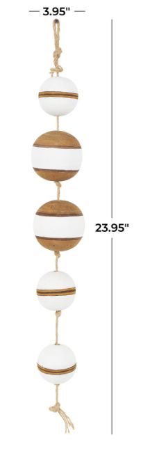 Deco Marche Brown Buoy Wall Decor-3