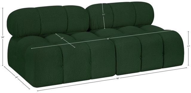 Meridian Furniture Ames Green 68" Modular Sofa-4