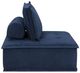 Elements International Paxton Columbia Navy Armless Chair-2