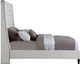 Meridian Furniture Fritz Cream Queen Upholstered Panel Bed-2
