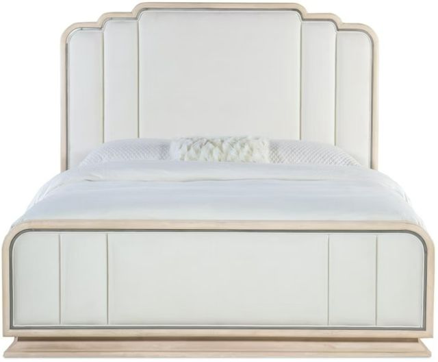 Hooker® Furniture Nouveau Chic Polished Pearl/Sandstone King Upholstered Panel Bed-2