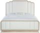 Hooker® Furniture Nouveau Chic Polished Pearl/Sandstone King Upholstered Panel Bed-2