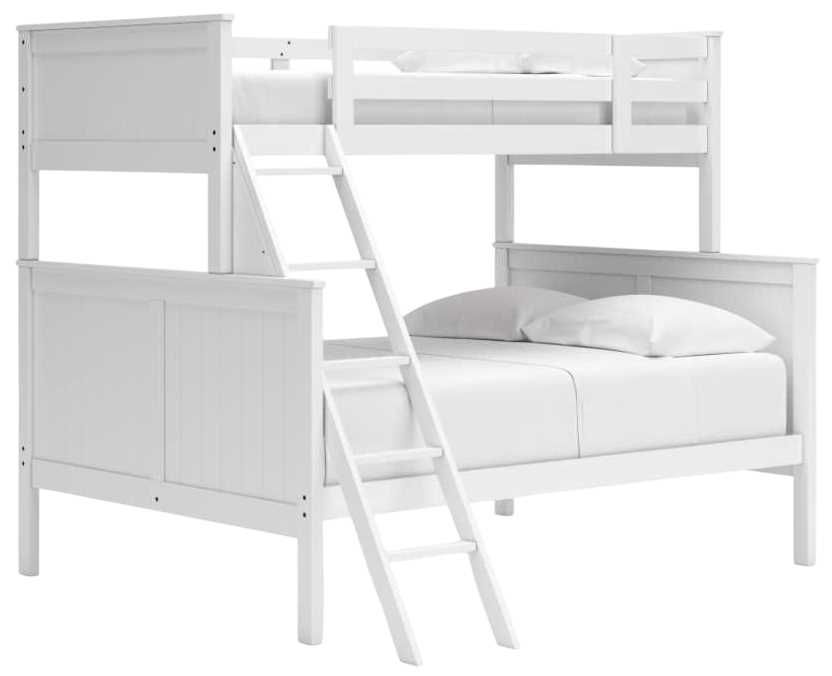 Signature Design by Ashley® Nextonfort White Twin Over Full Bunk Bed