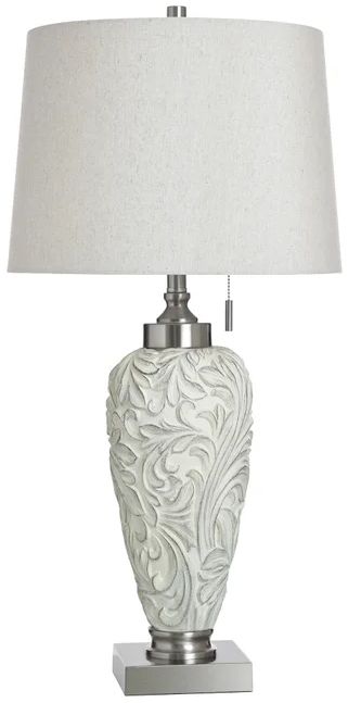 Stylecraft Hacot Silver Table Lamp-0
