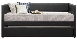 Mazin Furniture Adra Black Daybed With Trundle-2