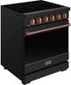 Thor Kitchen 30" Black Pro Style Electric Range with Precision Knob Control & Rose Gold Hardware-2
