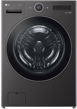 LG 5.8 Cu. Ft. Black Steel Front Load Washer
