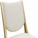 Michael Amini® Scotts Square Light Champagne Dining Side Chair-5
