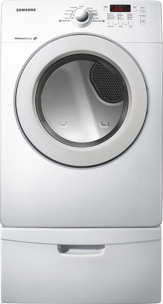 Samsung 7.3 Cu. Ft. White Front Load Electric Dryer-1