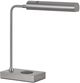 Cal® Lighting & Accessories Delray Brushed Steel Desk Lamp-0