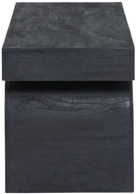 Signature Design by Ashley® Holgrove Matte Black Accent Bench-2