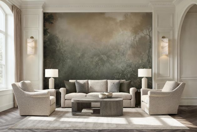 Bernhardt Keirnan Bernhardt Living Brown Sofa-1