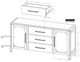 International Furniture Direct Tamesis Brown Console-2