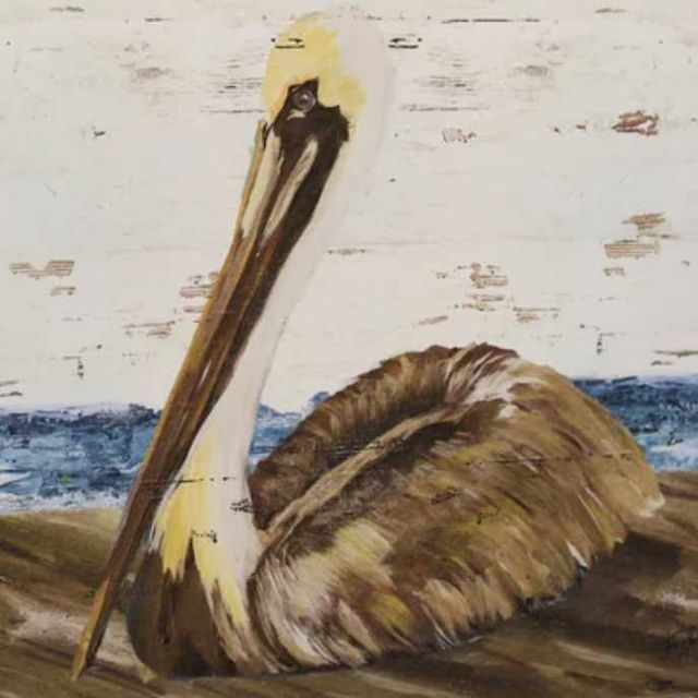 Stylecraft Pelican Palk III Beige/Brown Wall Art-1