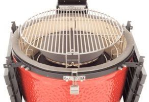 Kamado Joe® Big Joe III 58" Red Freestanding Charcoal Grill-1