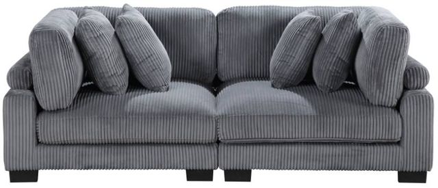 Homelegance® Traverse Gray Loveseat-2