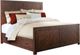 Elements International Jax Cherry King Panel Storage Bed-0