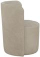 Fairfield® Customizable Aristotle Barrell Back Dining Chair with Casters-2
