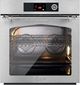 Ilve Nostalgie II 30” Stainless Steel Pyrolytic Single Electric Wall Oven with Chrome Trim-0