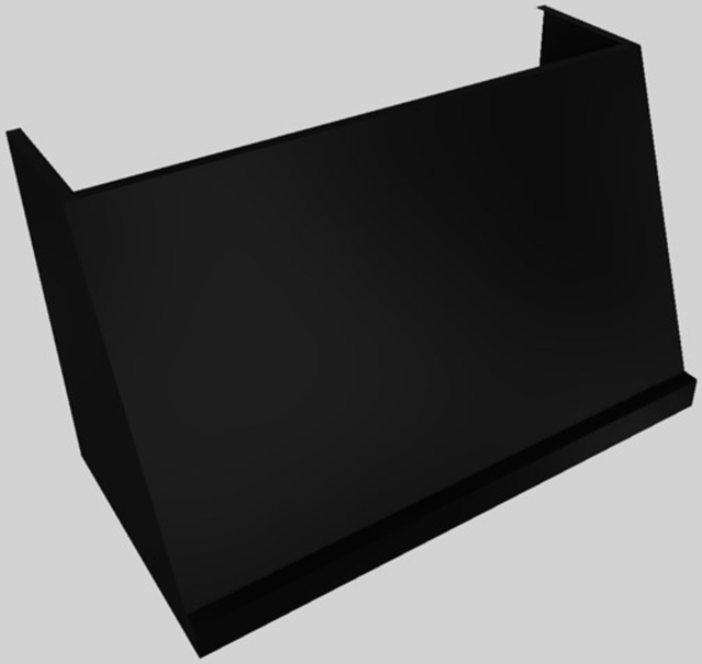 Vent-A-Hood® 48" Wall Mounted Range Hood-Black-1