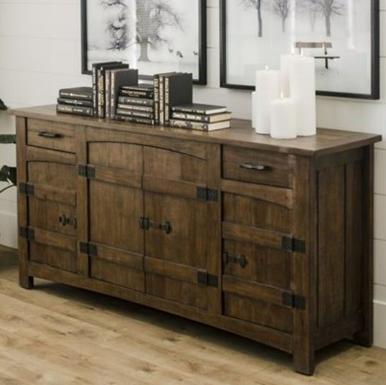 YHD Hudson Brown Large Cabinet-1